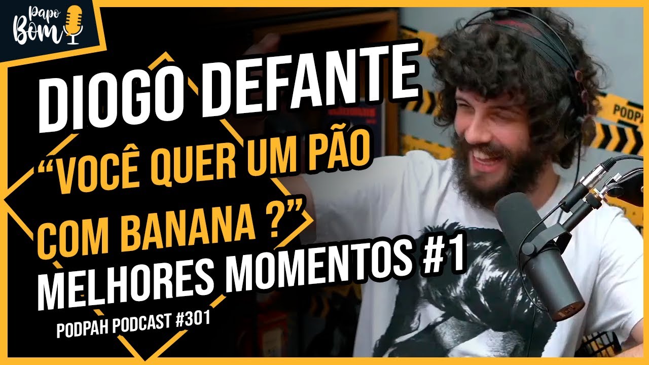 OS MELHORES MOMENTOS DE DIOGO DEFANTE - PODPAH | Papobom