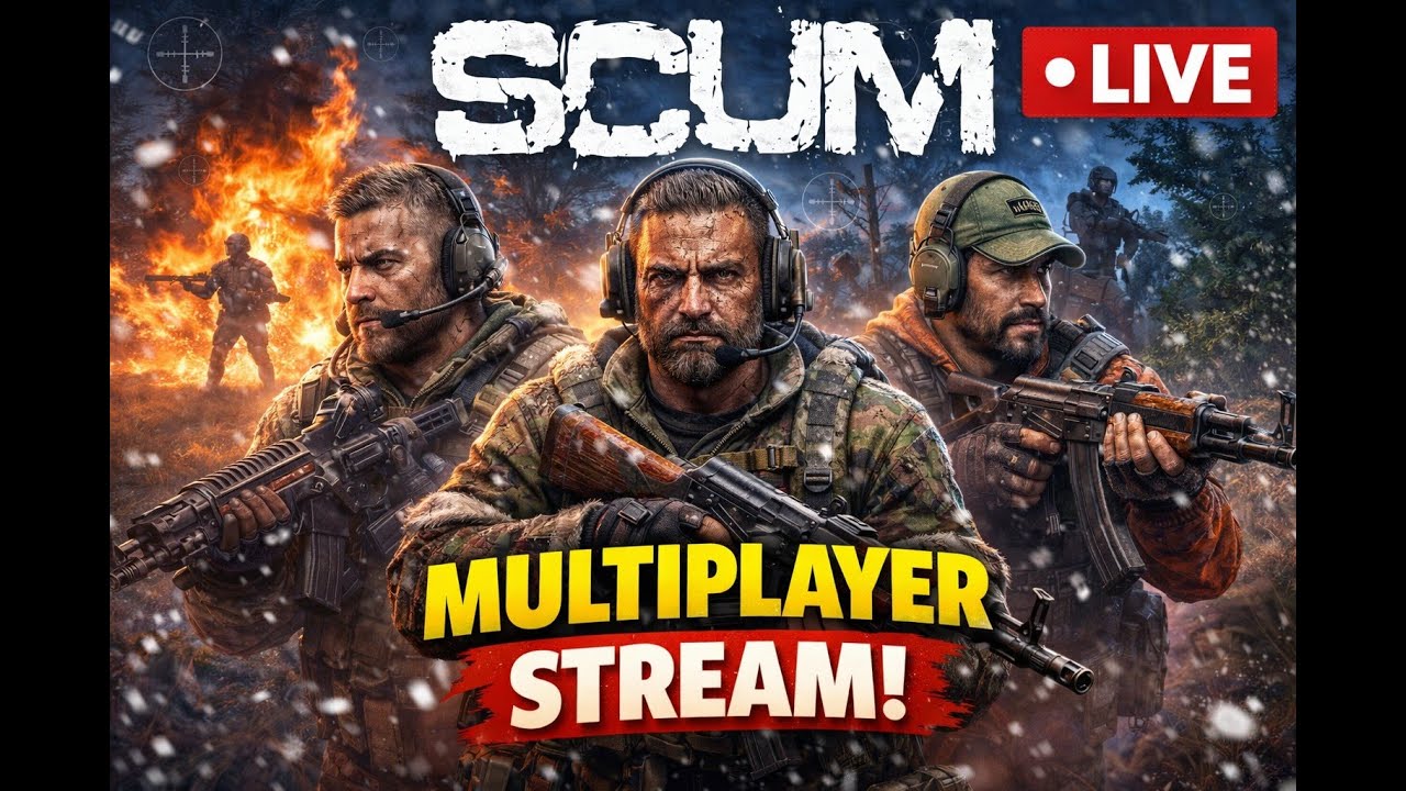 SCUM 1.2 Multiplayer * LIVE * Deutsch *  #live #gaming #letsplay #bigrickgameplay