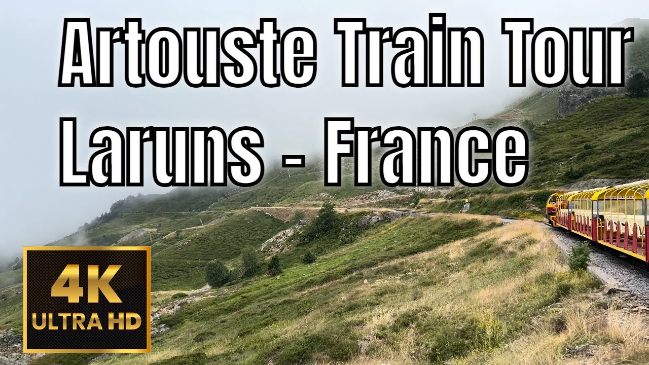 [ 4K UHD 60fps ] Train Tour Of Artouste In Laruns | France