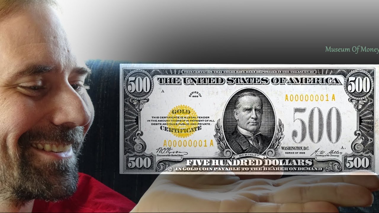 USA 500 Dollar Banknote 1928 Series