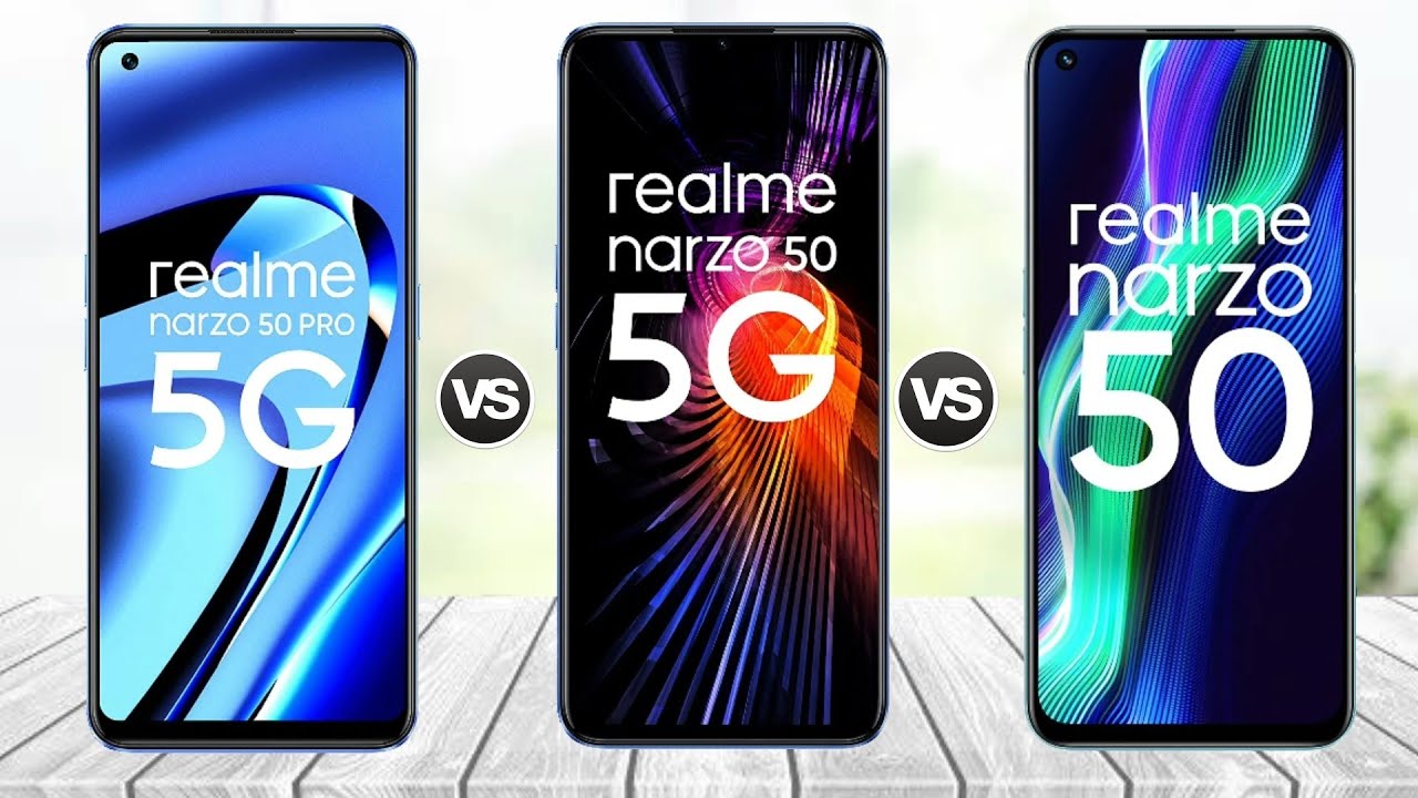 Realme Narzo 50 Pro 5g vs Narzo 50 5g vs Narzo 50 || Price || full  specs || comparison