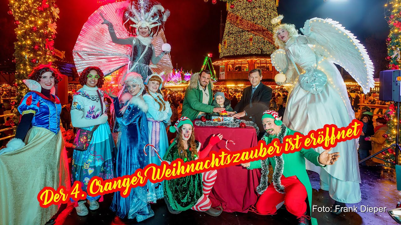 Der 4. Cranger Weihnachtszauber ist eröffnet.
