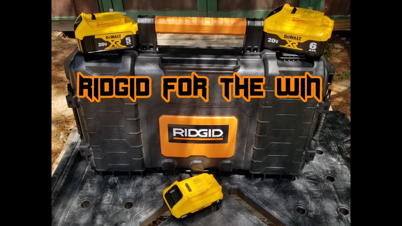 Ridgid Pro Organizer - Battery Storage Edition