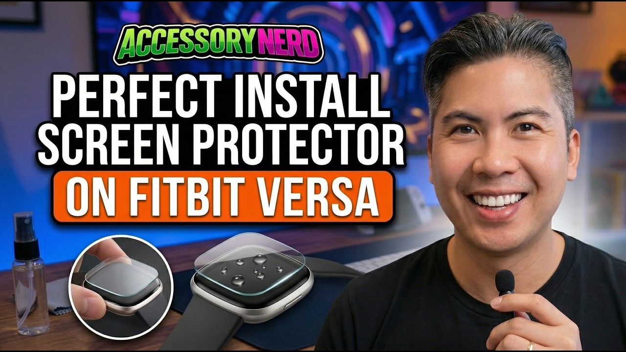 How To: Perfect Installation Fitbit Versa Tempered Glass Screen Protector