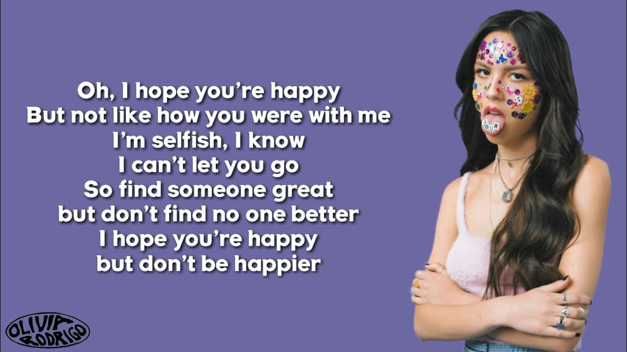 Olivia Rodrigo - happier (Lyrics)