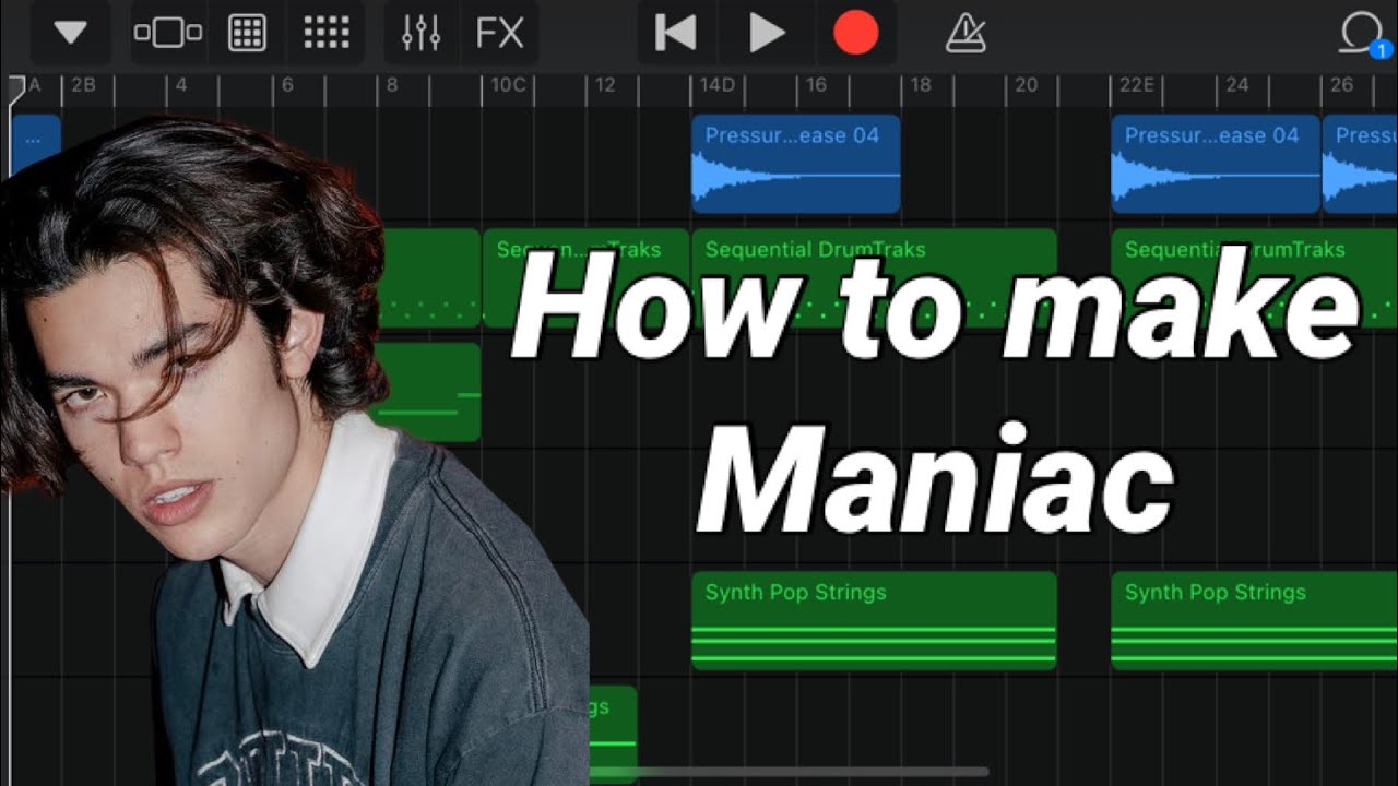 How to make MANIAC on iPhone | Garageband Tutorial