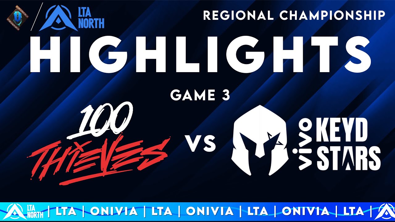 100T vs VKS Highlights Game 3 | LTA North 2025 Championship | 100 Thieves vs Vivo Keyd Stars