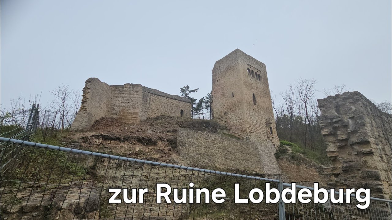 wandern in Th&uuml;ringen Teil 69,Jena-Drackendorf, Lobdeburg, 3 Gedenksteinweg