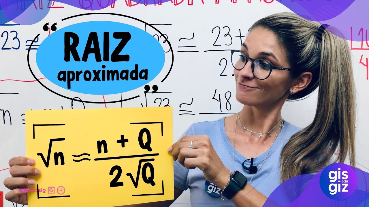 RAIZ QUADRADA APROXIMADA | RAIZ QUADRADA NÃO EXATA |  \Prof. Gis/