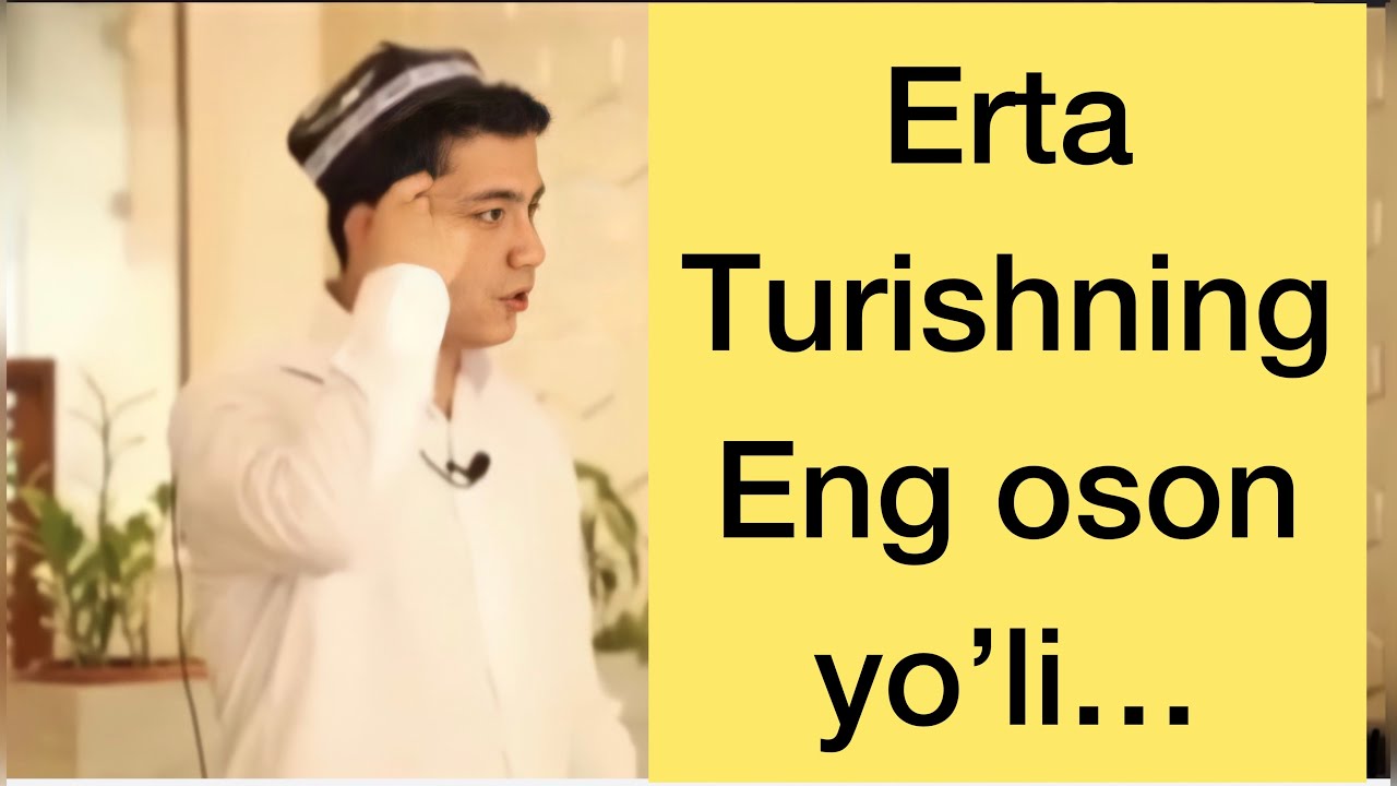 Erta turishning eng oson yo’li Muhammadali Eshonqulov