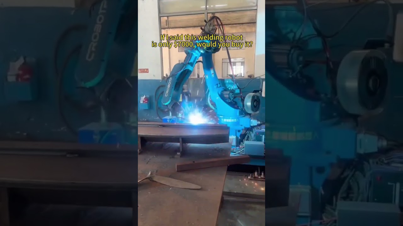 Cost-effective welding robot 