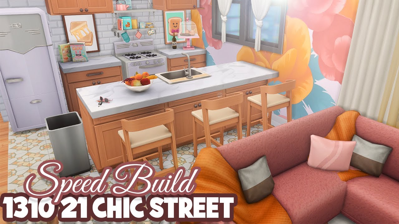 Cozy Pastel Apartment | The Sims 4 Speed Build