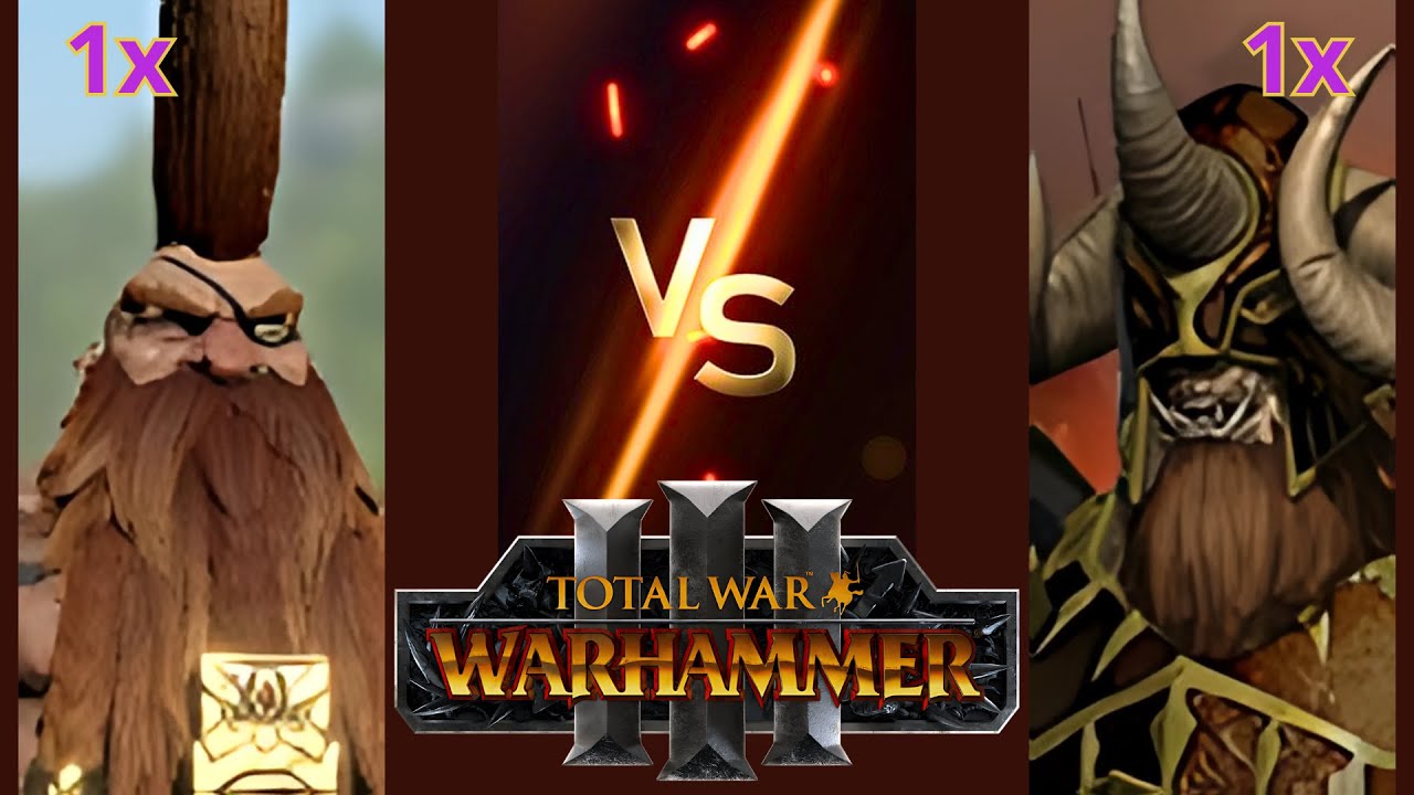 Can Gotrek Beat Kholek Suneater or Prince Sigvald the Magnificent in Total War: Warhammer 3?