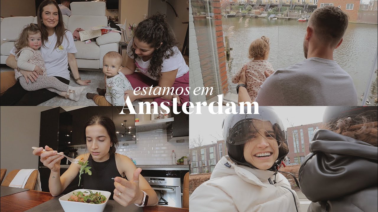 Primeiros dias em Amsterdam, compras no mercado e tempo com os amigos