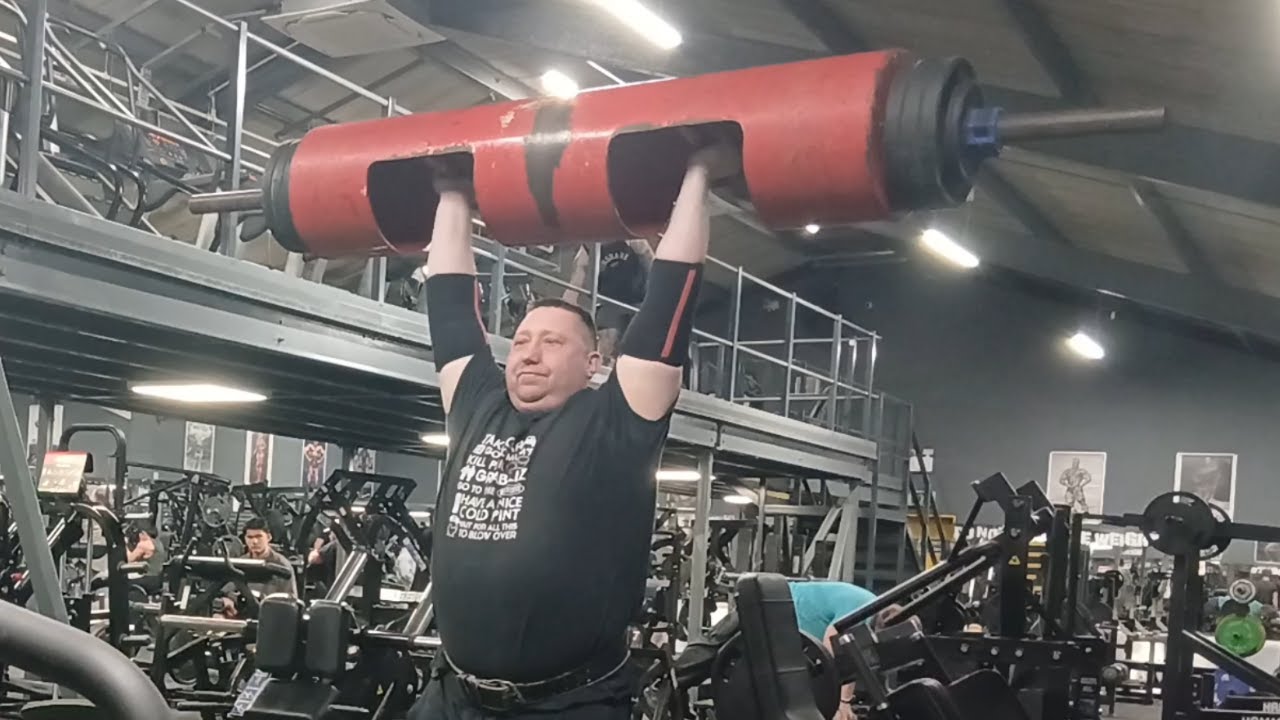 Log Press Cardio 193lb x 9 reps. Building My Engine.