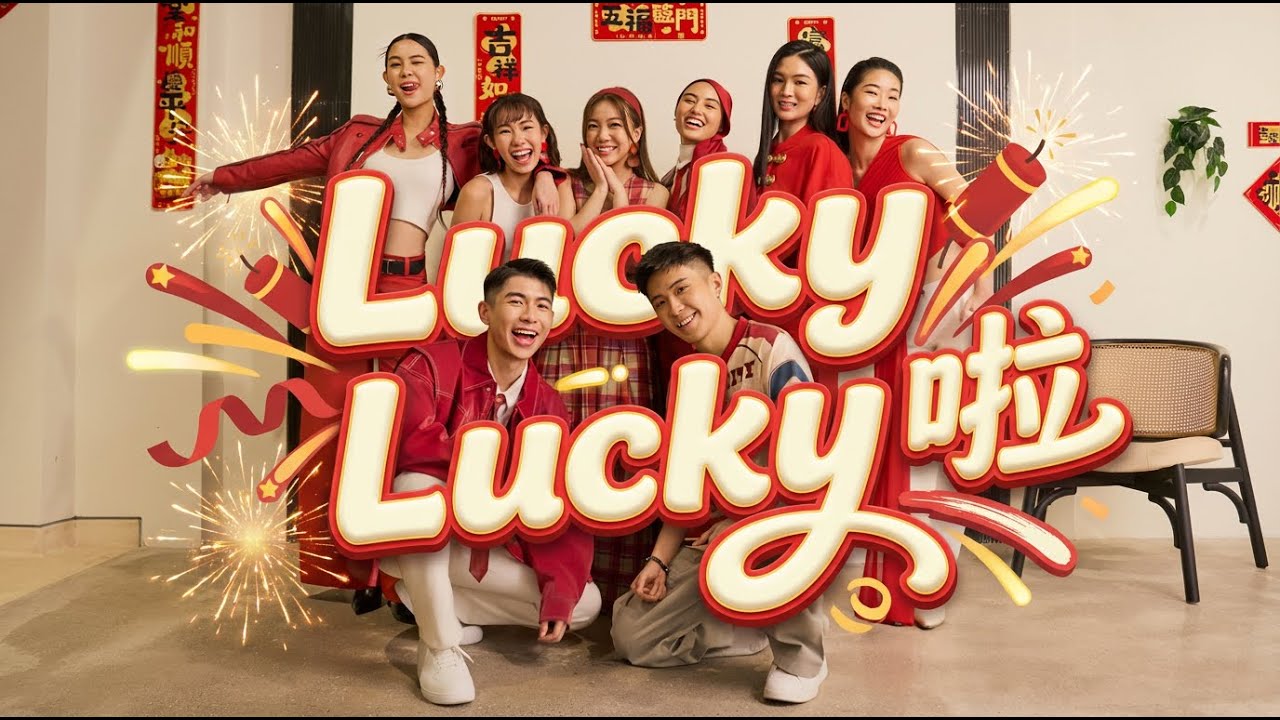 【Lucky Lucky啦】🔥🔥🔥最Lucky💋💋💋的新年歌 -BookEdMax Management #2026新年歌 #马年 #cny2026