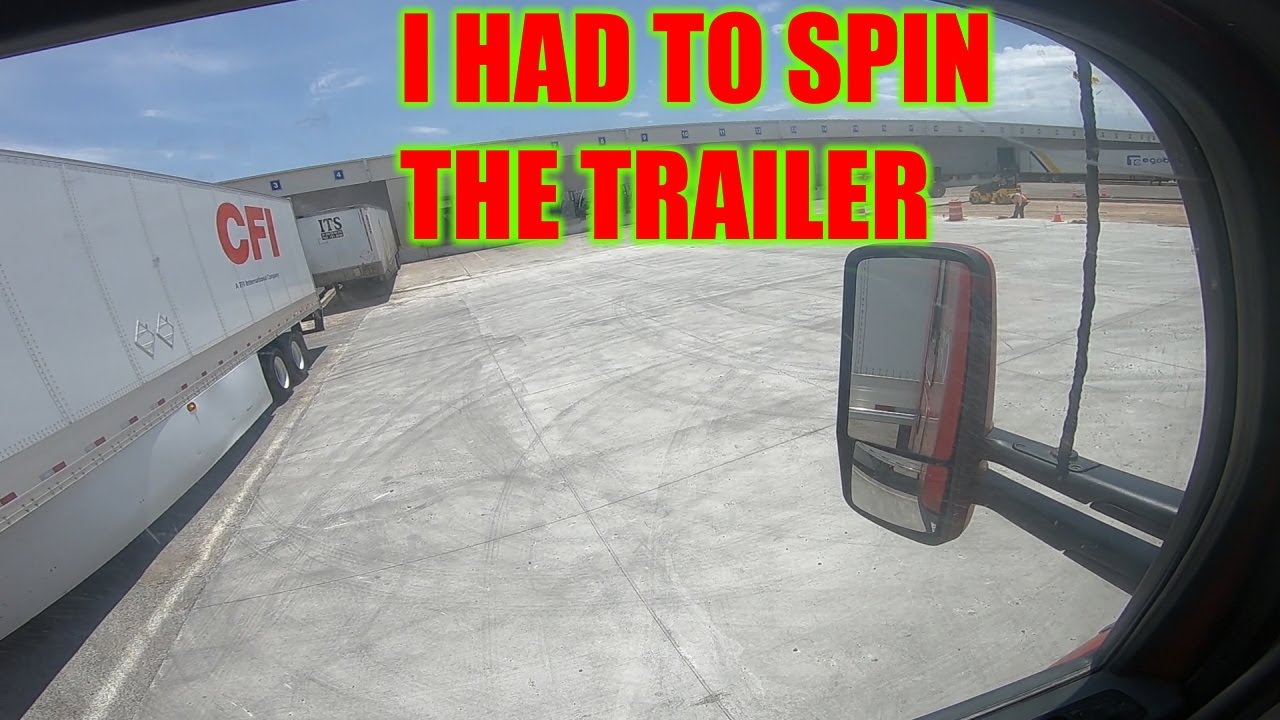 My most challenging truck backing yet as a rookie...