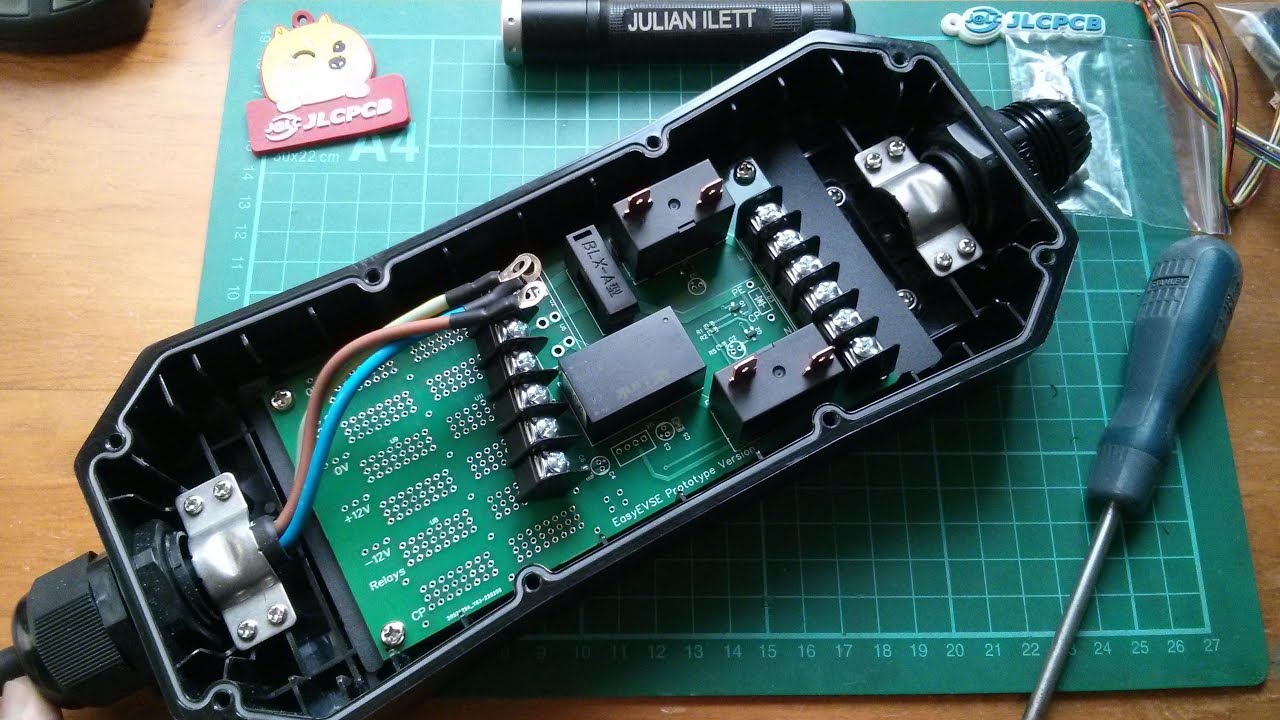 New PCBs from JLCPCB - Electric Vehicle Supply Equipment