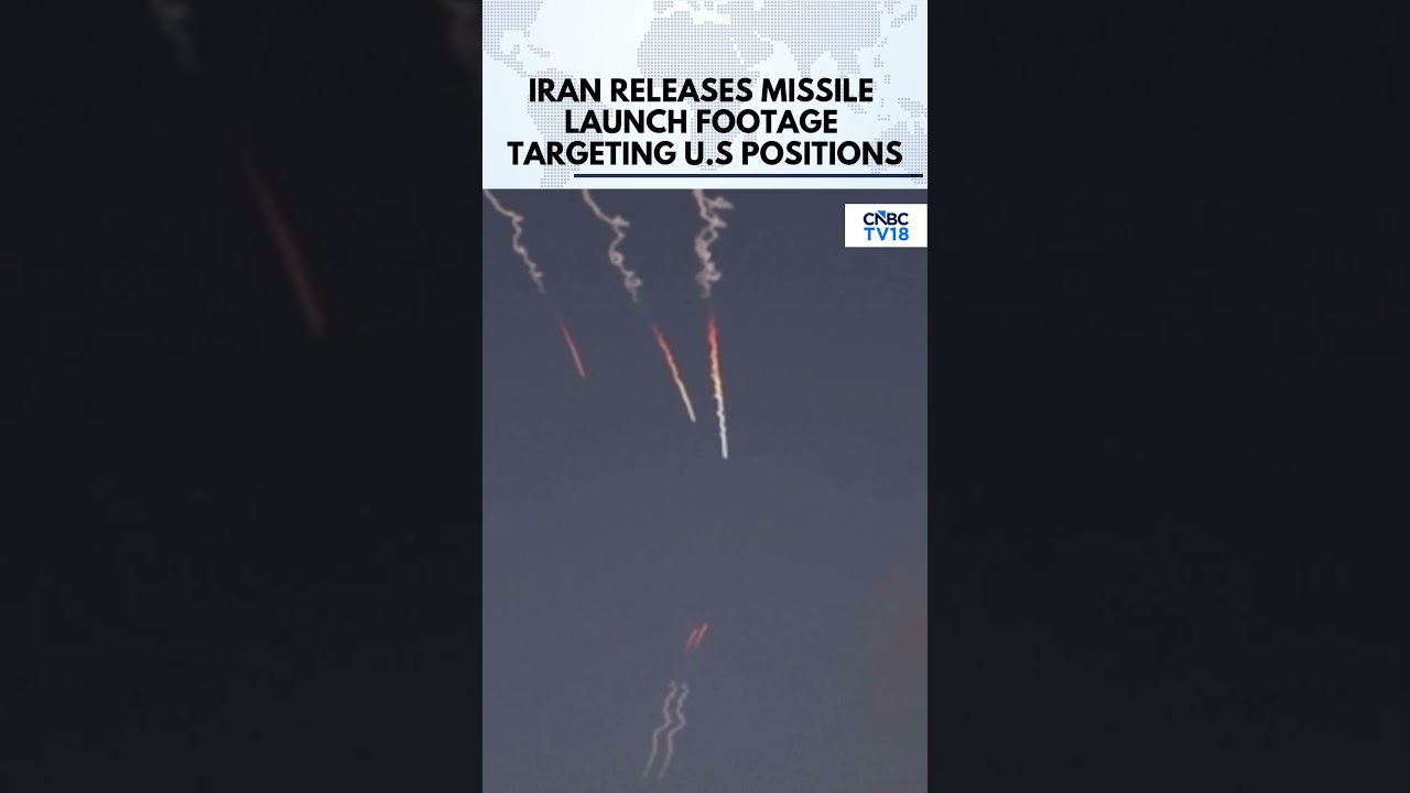 Iran Shows Missile Strikes Aimed At U.S Targets Amid Escalation | Iran Missile Launch Video | N18G