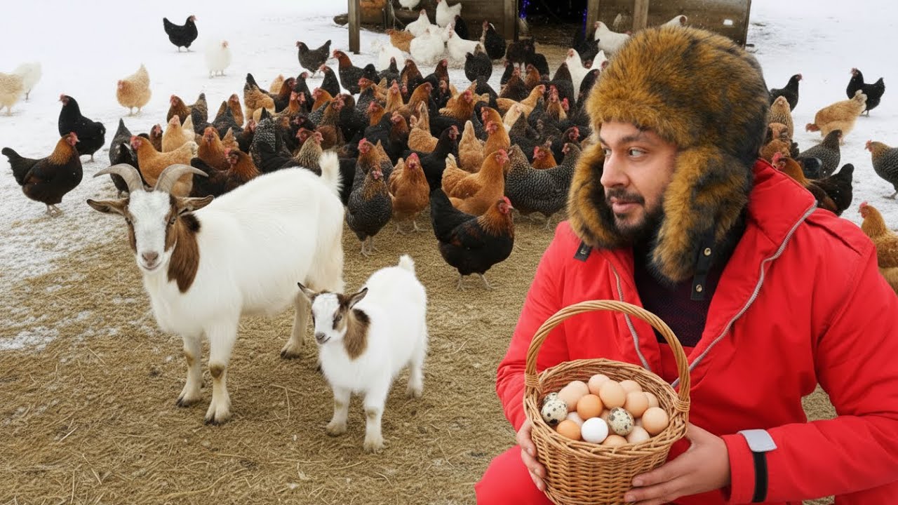 Yavru Cüce Keçimiz Hoplayıp Sıçrıyor! 😍 - Folluklardan Yumurta Topladım 🥚- Çiftlik Hayatı