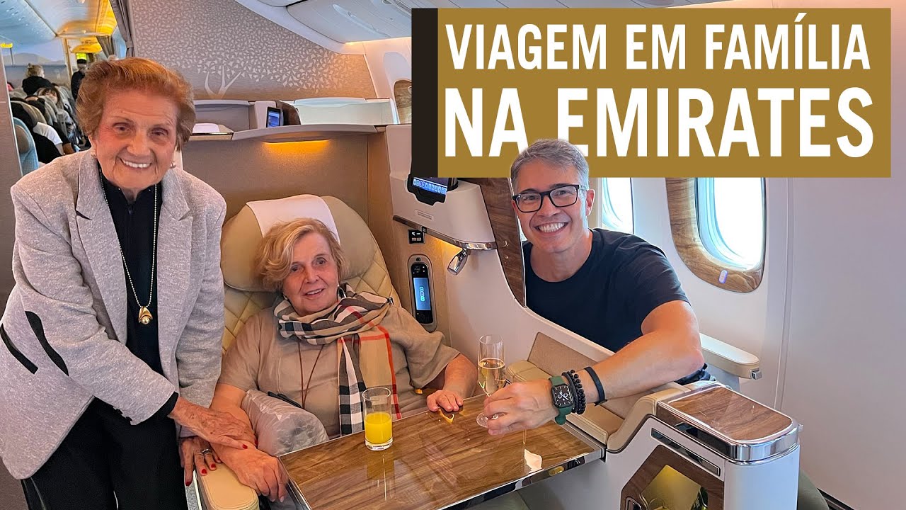 EMIRATES - CLASSE EXECUTIVA DO B777-200, DO RIO A BUENOS AIRES, COM MINHA MÃE E MINHA MADRINHA!