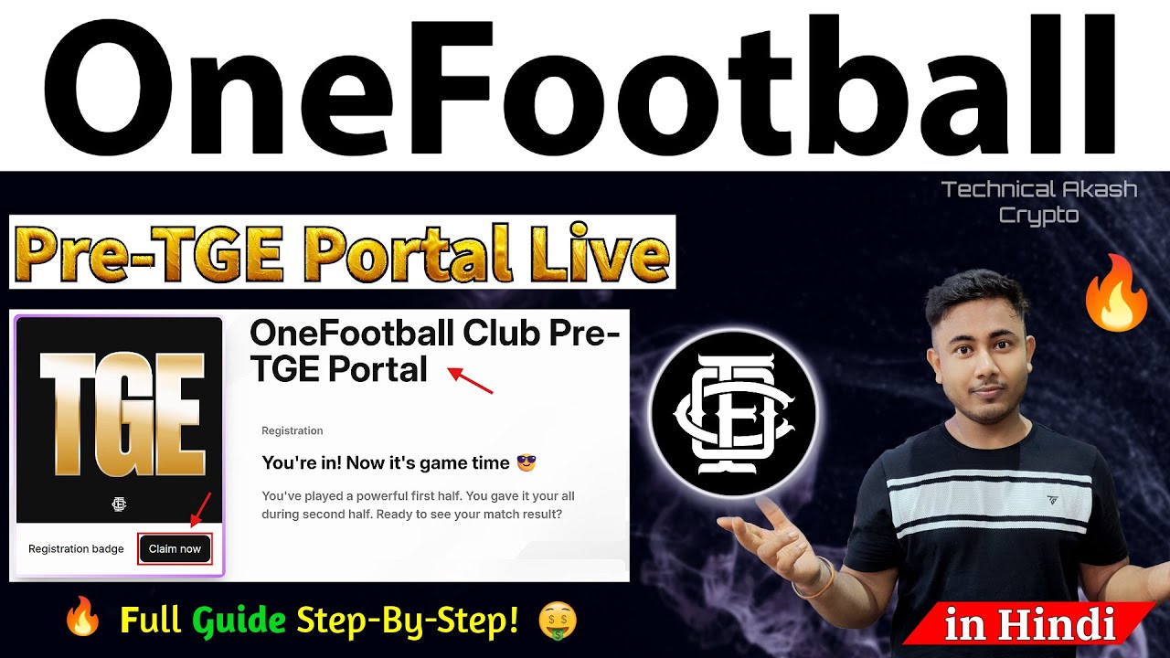 OneFootball Club Pre-TGE Portal LIVE | Claim Season 1 & 2 Balls Points + Registration Badge