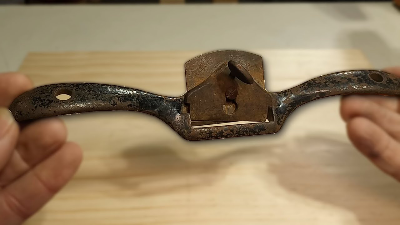 140 Year-Old Rusty Spokeshave Restored Like New!