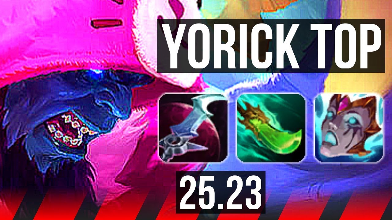 YORICK vs JAX (TOP) | Rank 1 Yorick, Rank 5, Dominating | JP Challenger | 25.23