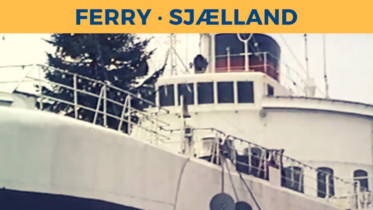 Classic Ferry Video 1995 - Short visit of ferry SJÆLLAND, København (DSB)