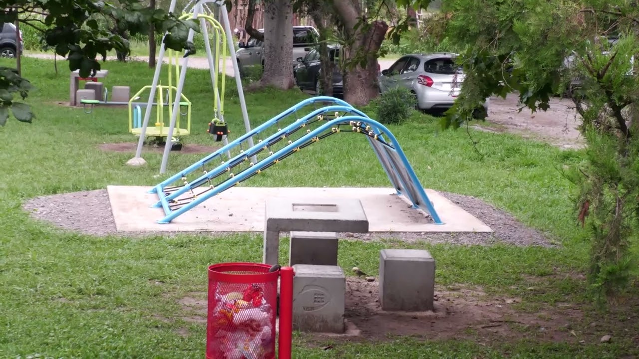 Intendente supervisó las obras complementarias en la Plaza “Ing. Ludovico Pedetti” de Bajo La Viña