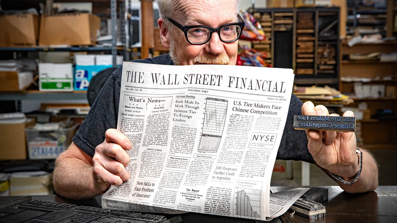 How Fake Newspapers in Movies Get Made!