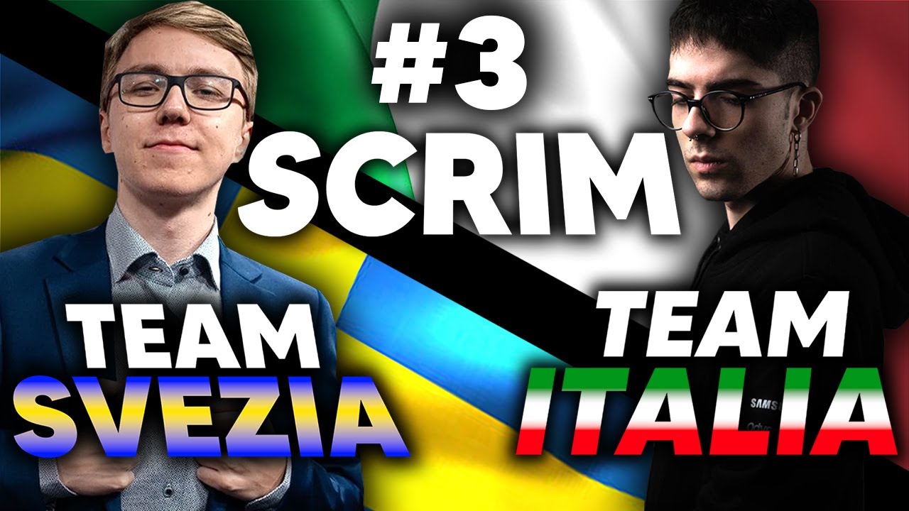 TEAM ITALY VS TEAM SWEDEN - SCRIM GAME 3