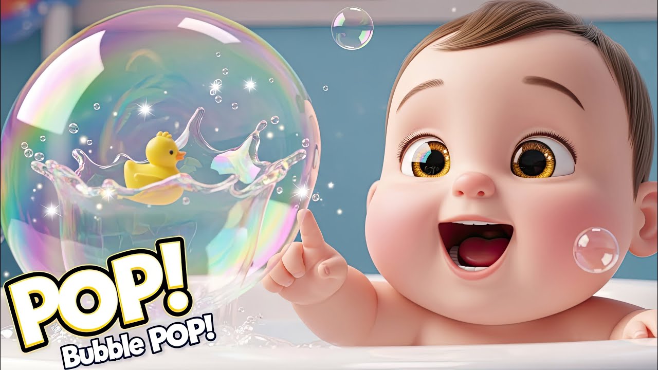 The Pop-Up Bubble Bath 🫧🛁 | Fun Bath Time Song for Kids | Educational Nursery Rhyme