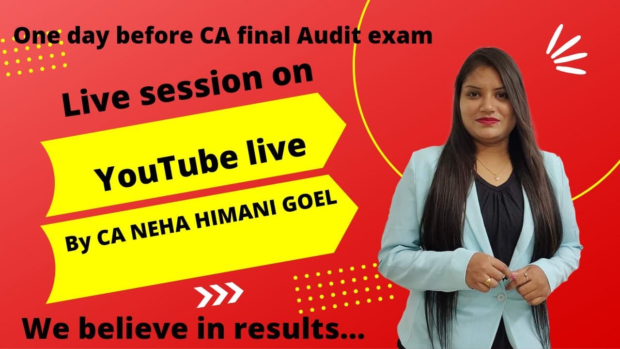 ONE DAY BEFORE EXAM - CA FINAL AUDIT REVISION