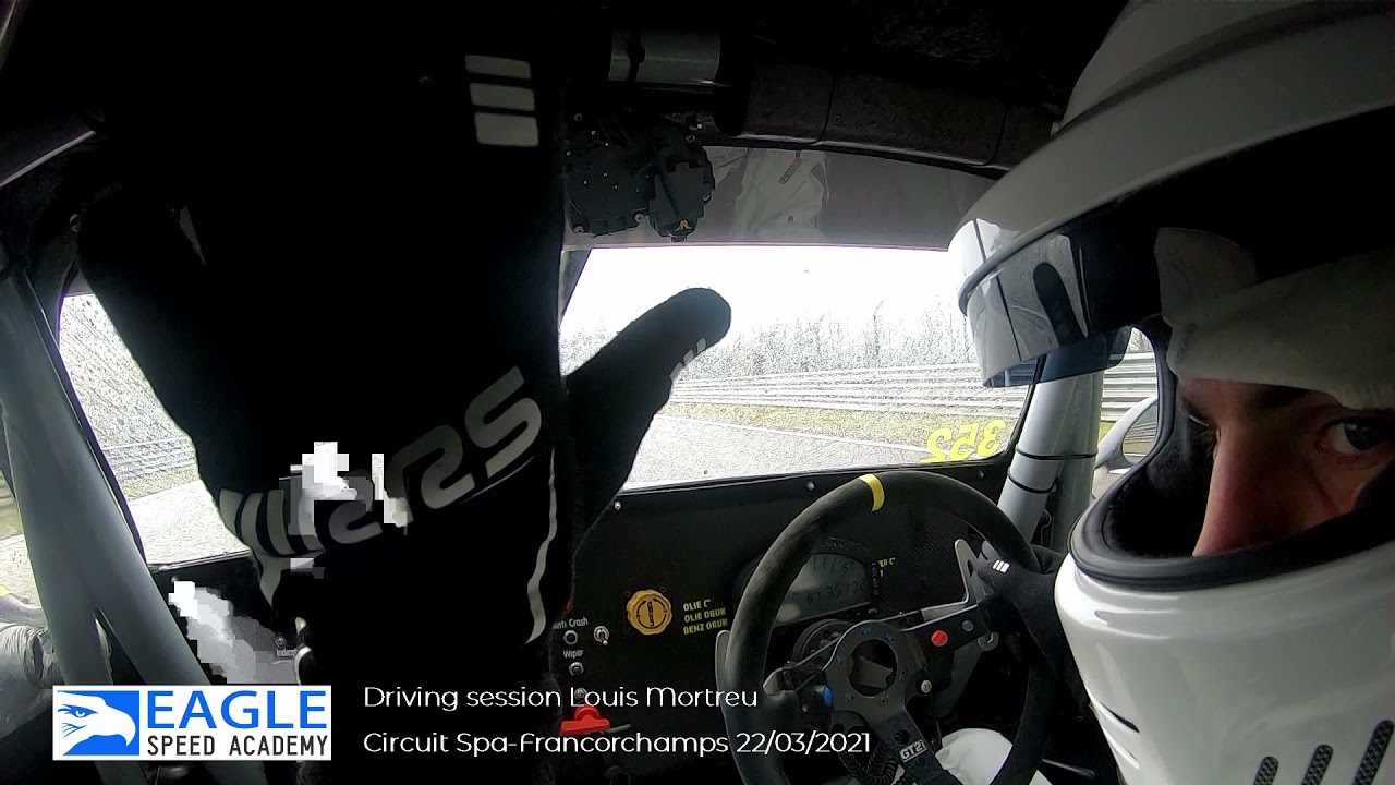Driver Louis Mortreu at Circuit Spa-Francorchamps 22/03/2021 - GoPro onboard