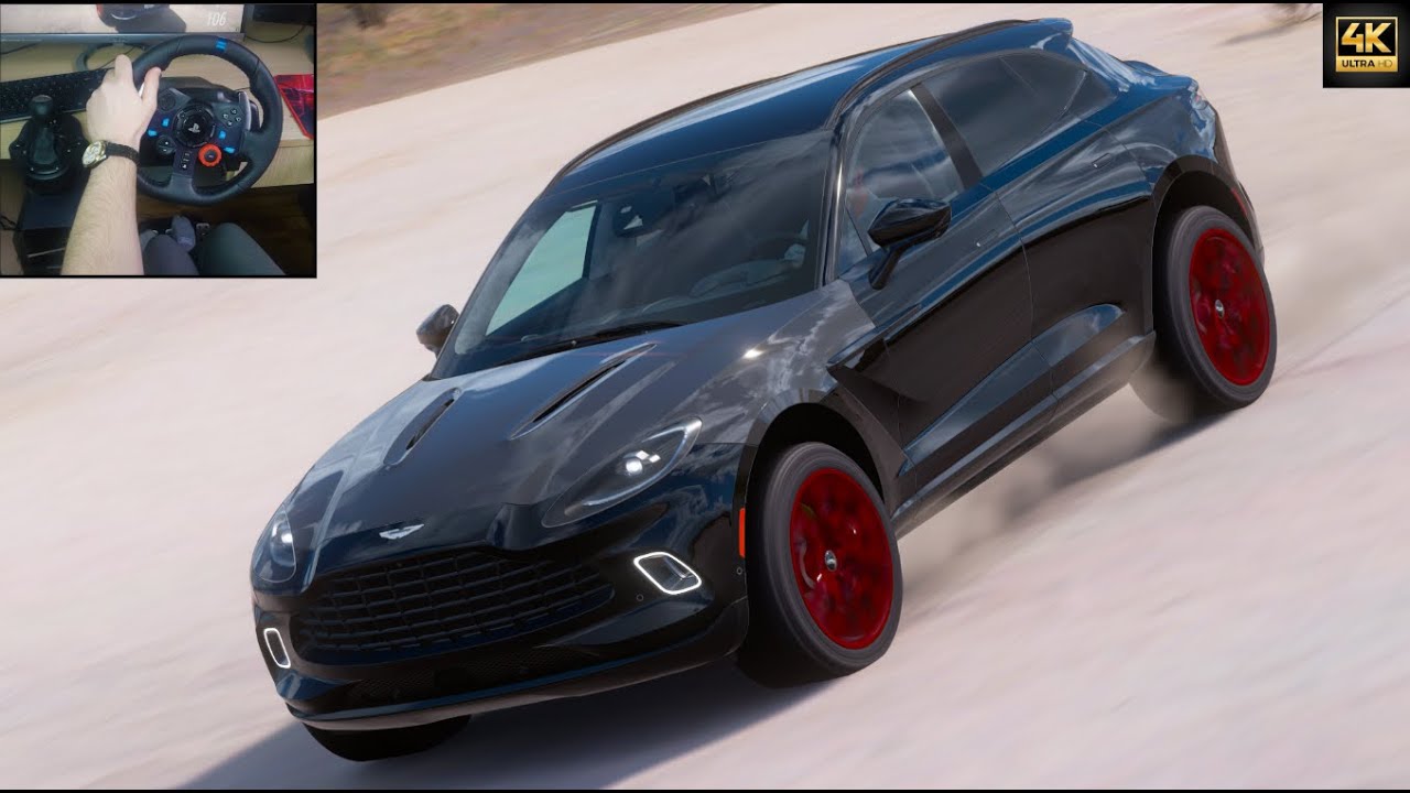 Aston martin DBX (2021) | Forza Horizon 5 | Logitech g29 Gameplay | Enjoy-4K