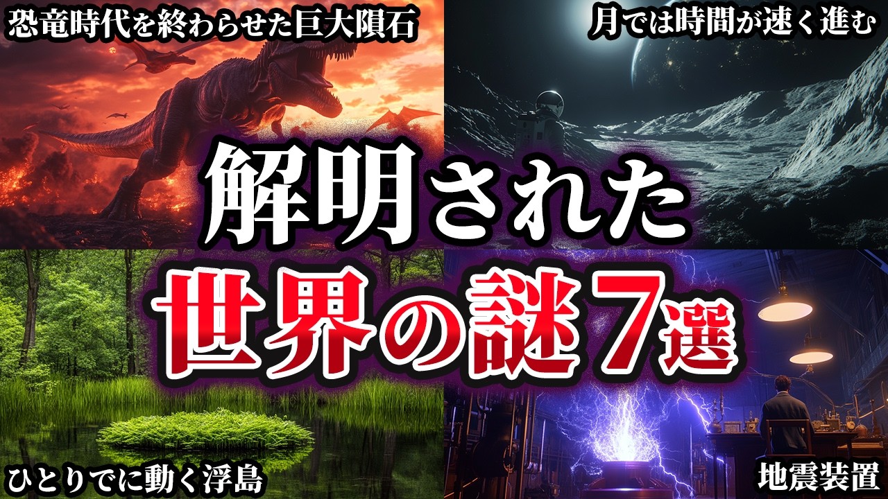 【ゆっくり解説】ここまで分かった⁉解明された世界の謎7選