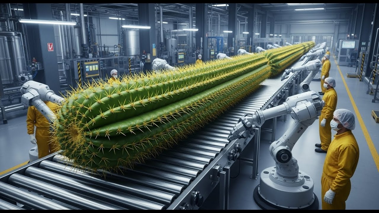 From Steel Sheet to Razor‑Sharp Blade: Inside a Massive High‑Tech Knife Factory (Cactus Stem Tool)