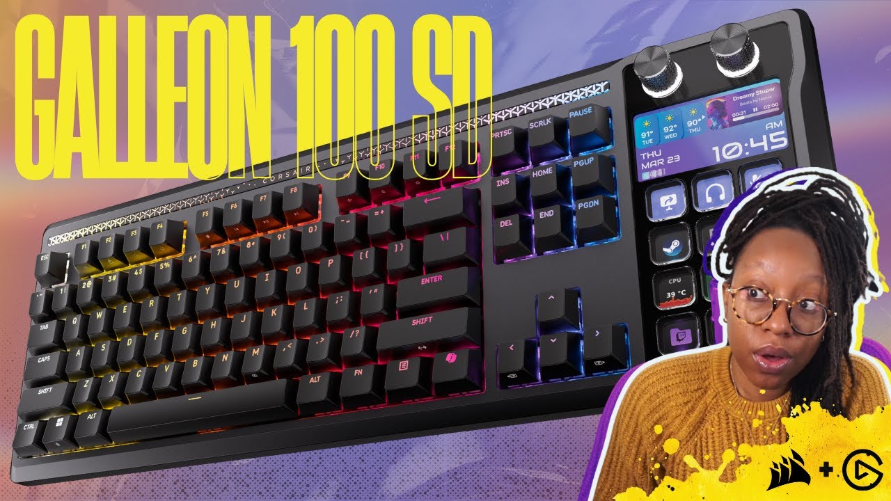 Механическая игровая клавиатура со встроенной декой Stream Deck | Galleon 100 SD