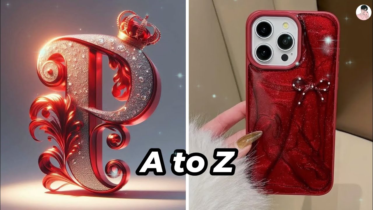 Choose your Name's First Letter ❤️And See Your Beautiful phone case ✨|Hassaneditz01 🥰🥰