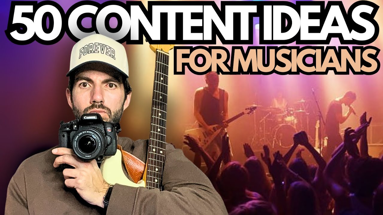 50 EASY Content Ideas Musicians NEED To Post To Grow Faster