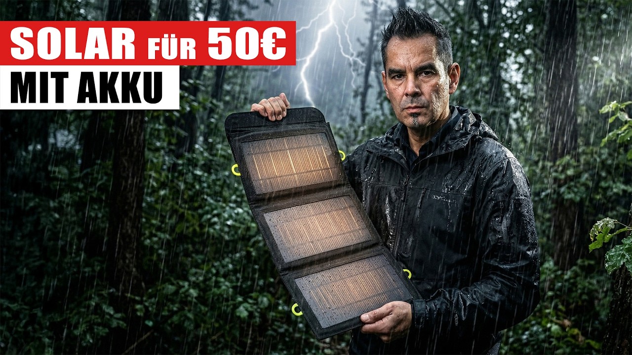 G&uuml;nstige Solar-Panele f&uuml;r Prepper: 20W & 40W im Test