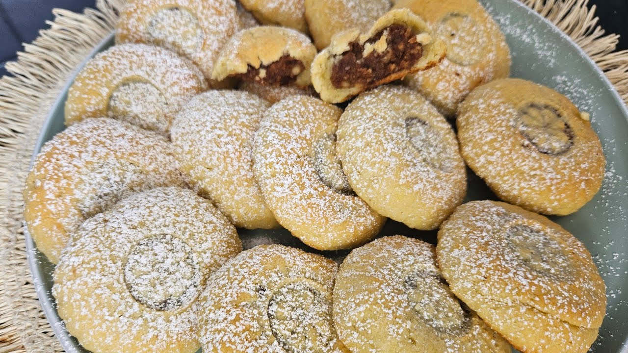 Mam&uuml;l Tarifi Arapların meşhur Hurmalı cevizli Kurabiyesi ( Dattelkekse, Maamoul Rezept )