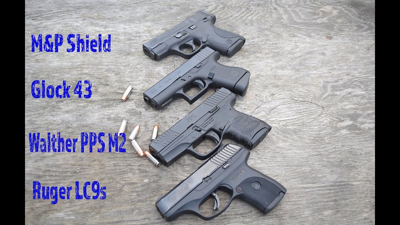 The Ultimate Single Stack Shootout! Lc9s vs Glock 43 vs M&P Shield vs PPS M2