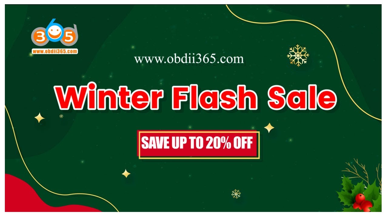 OBDII365 2025 Winter Flash Sale- Up to 20% OFF