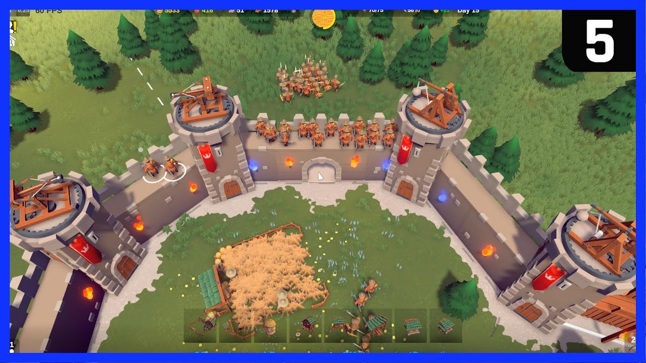 BECASTLED Gameplay Ep 5 ► STONEWALLED! ► New RTS City Building Game 2021
