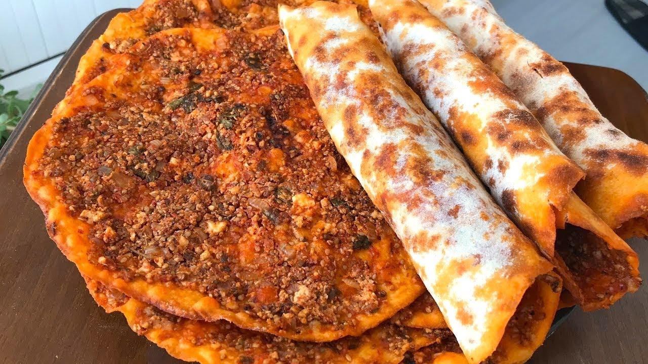 TANDIR TADINDA FIRIN KULLANMADAN BİBERLİ EKMEK YAPIMI - TAVADA HATAY BİBERLİ EKMEK NASIL YAPILIR