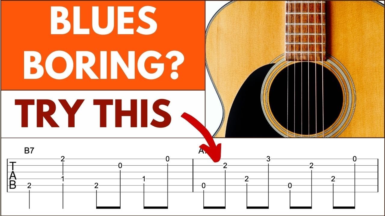 3 Ways To Spice Up A Blues [Fingerstyle Rhythm Guitar Lesson]