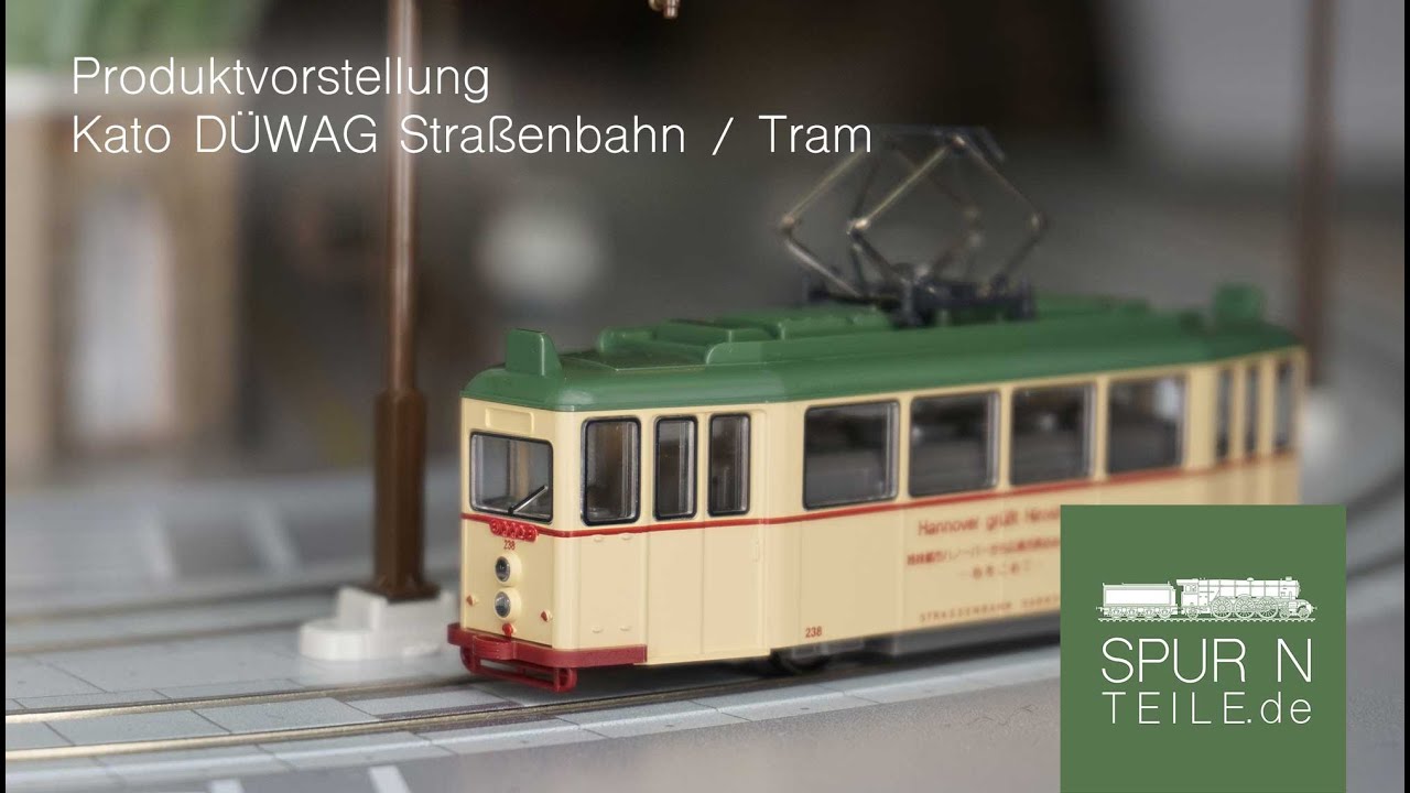 Produktvorstellung: Kato DüWAG Tram / Straßenbahn 