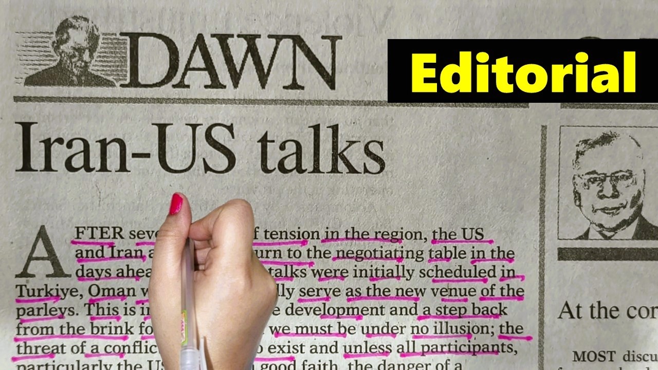 Newspaper Reading || Learn English Through Newspaper Reading || Dawn Editorial Analysis